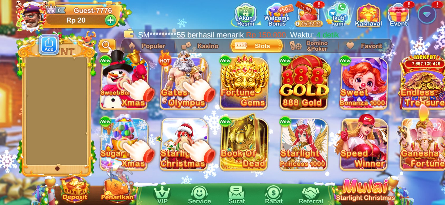 Mainkan slot populer seperti Sweet Bonanza dan Gates Olympus di Gowin.